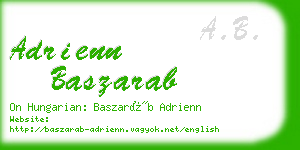 adrienn baszarab business card